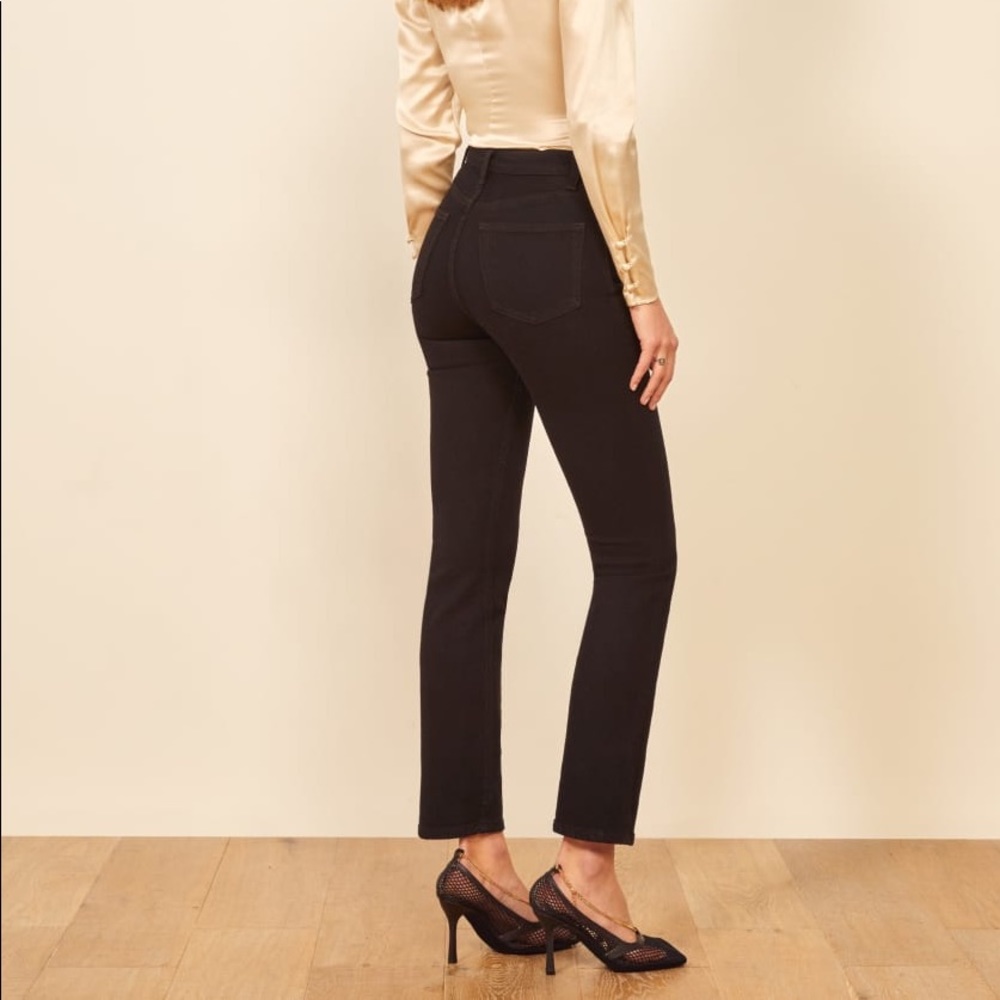 Reformation Liza High Straight Jeans